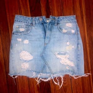Garage Jean Skirt